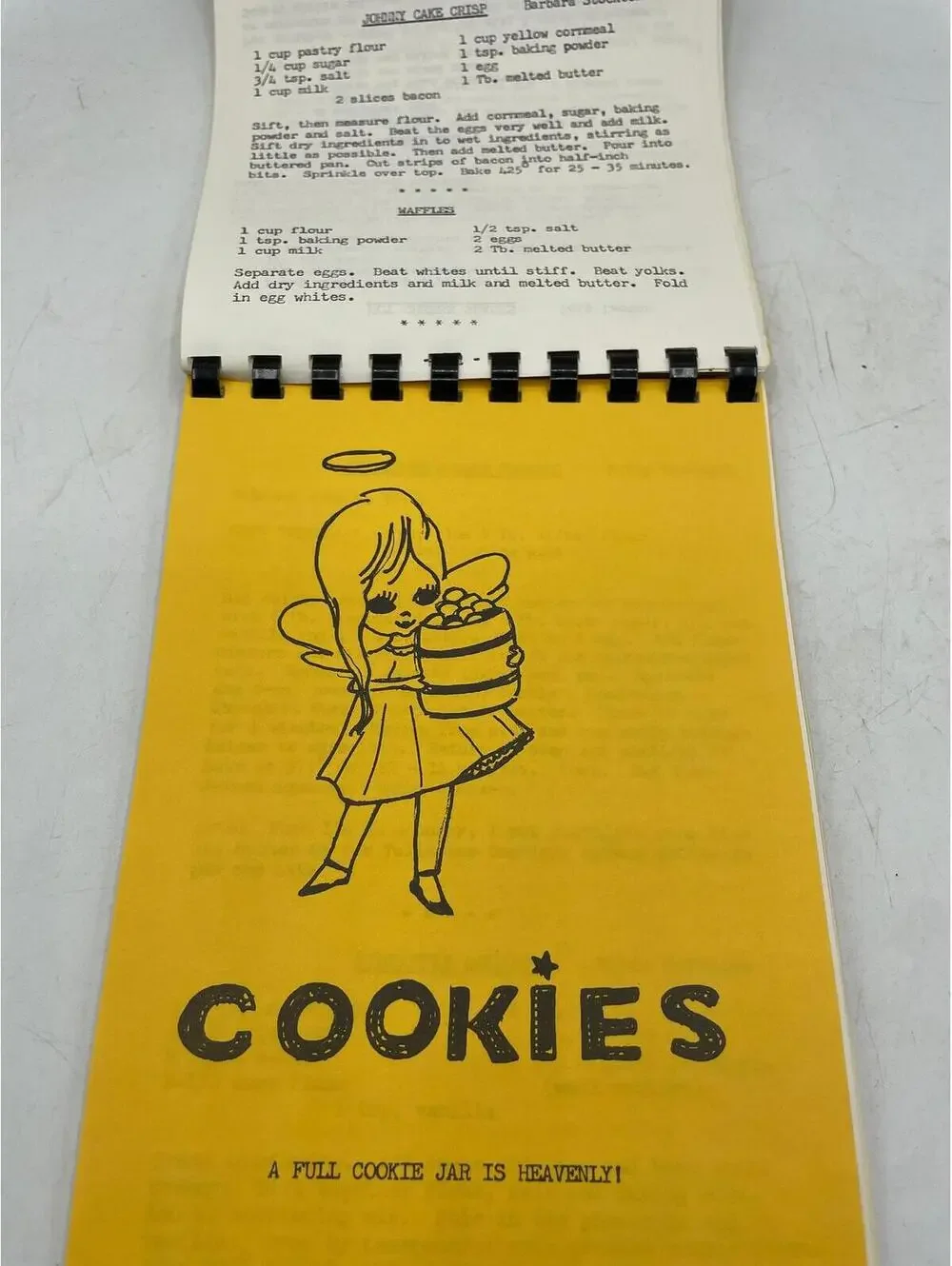 Vintage 1970s Community Cookbook: Methodist Church Recipes, Connecticut